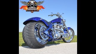 *** SOLD *** 2006 BOURGET BIKE WORKS DRAGON 330 REAR TIRE PRO STREET SOFTAIL CHOPPER