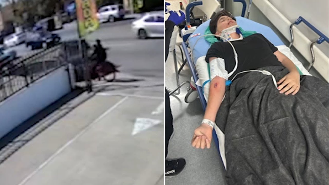 Teen hospitalized after being slammed by hit-and-run driver while ...