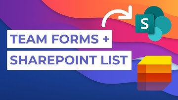 Team Forms - Populate a SharePoint List Tutorial