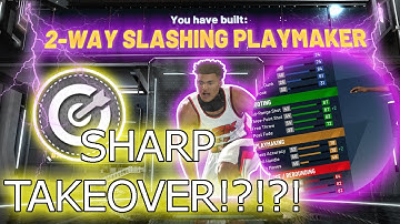 How To Make A 2-Way Slashing Playmaker With SHARP TAKEOVER | Quadruple Archetype 2K20