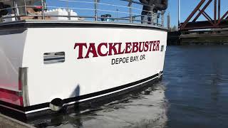 Cummins QSC 500s port side initial start-up Tacklebuster Depoe Bay, OR