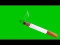 GREEN SCREEN cigarette with smoke effects animation | cigarette chroma key  | Crazy Editor