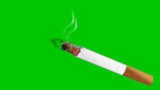 GREEN SCREEN cigarette with smoke effects animation | cigarette chroma key | Crazy Editor