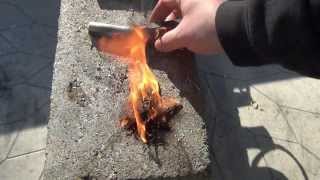 Fire Making Tool Review : "Easy Fire Starter" Survival Tool