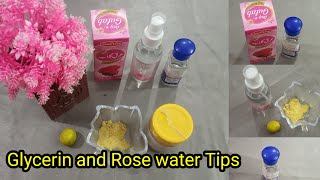 Glycerin and Rose water skin Whitening/ for Skin care tips  whitening Nargis Imran