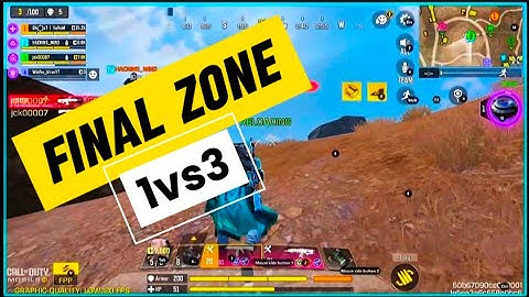 1vs2 Final Zone Call of Duty: Mobile - CODM! @CodmHackvideo 