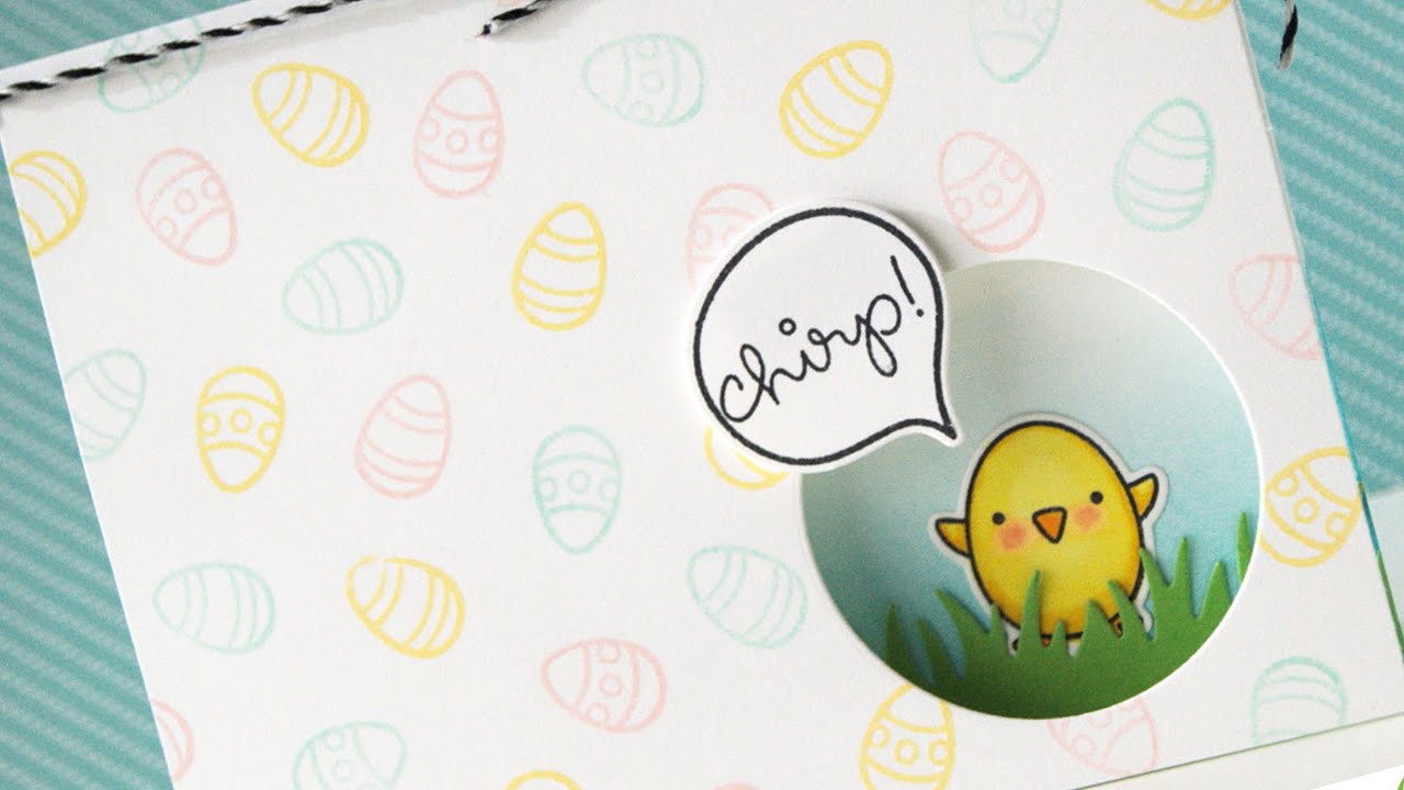 How to make an Easter window card