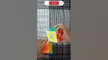 How to make a checkerboard pattern on your Rubik’s Cube #cubing #rubiks #checkerboard #shorts