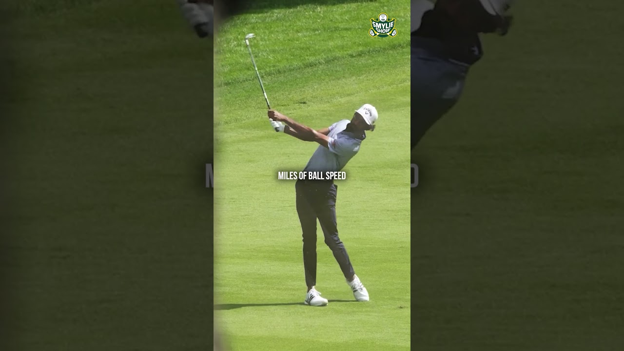 Akshay Bhatia's unique method of controlling distance ⛳️ #golf #shorts #pgatour