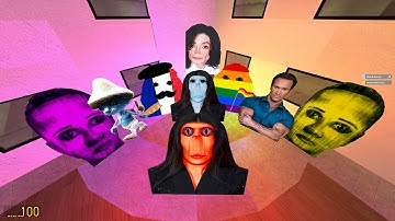 Angry Munci Multiverse, Rosalia Bizcochito, Michael Jackson And Selene Family - Nextbot Gmod¡¡¡