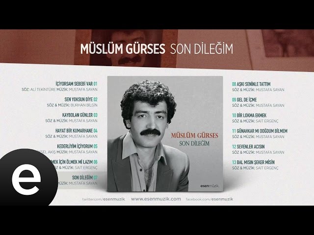 Son Dileğim (Müslüm Gürses) Official Audio #sondileğim #müslümgürses - Esen Müzik class=