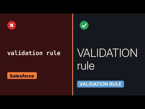 Salesforce: validation rules on multiple fields