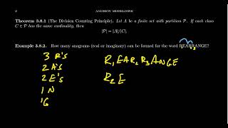 Division Counting Principle and Multinomial Coefficients