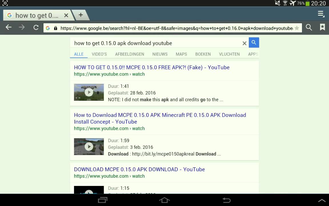 HOE DOWNLOAD JE MINECRAFT 0.15.0 !!! YouTube