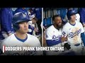 SHOHEI OHTANI PRANKED 👀 Dodgers crack up after fooling Ohtani with pinch-hit prank | ESPN MLB