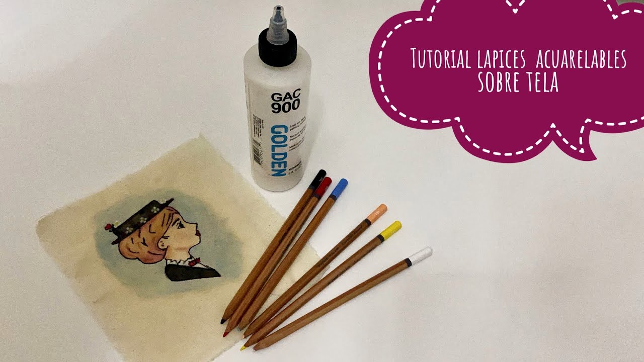 Diy Pintar telas con lapiz acuarelables  (2021)❤️❤️
