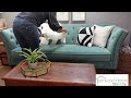 How to stage a couch by Elmwood Interiors