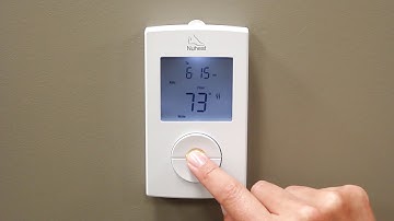 NUHEAT SOLO thermostat programming. Step 2, Modifying the Week Schedule.