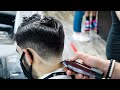 TUTORIAL PARA BARBEROS - POMPADOUR MODERNO CON TEXTURA 🔥