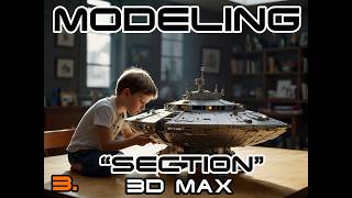 Speedrun: Modeling a Spaceship in 3ds Max in 1 YEAR!  Can I make it in time SPACESHIP -C-3