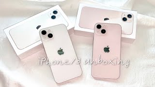아이폰13 핑크 & 스타라이트 언박싱 / 아이폰11, 아이폰XR과 외관 비교하기 Unboxing iPhone 13 Pink & Starlight