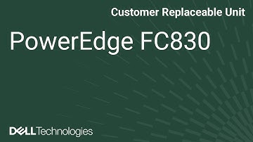 Dell PowerEdge: FC830 Remove Install Memory