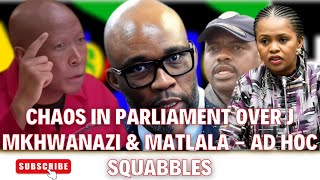 Julius Malema Heated Clash With Anc At Ad Hoc Committee You Work With Him