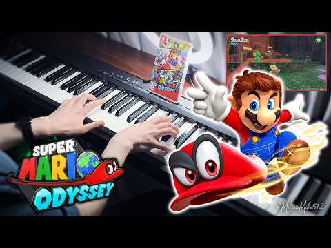SUPER MARIO ODYSSEY - Steam Gardens (Wooded Kingdom) 🌿 | Piano Cover