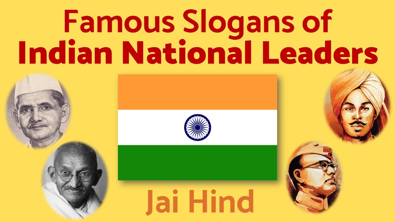 Famous Slogans of Indian National Leaders | TeachMeYT - YouTube