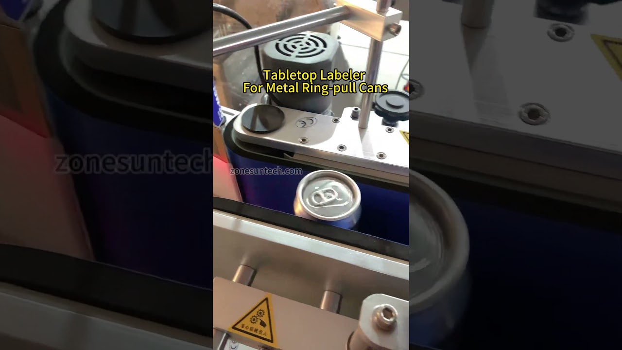 ZONESUN Labeling Machine for Ring-pull Cans 