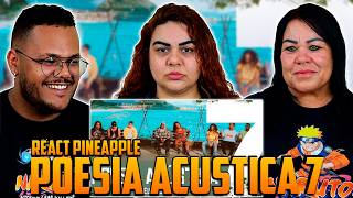 WE REACTED TO POESIA ACÚSTICA #7 - Céu Azul - Hariel | Negra Li | Ducon | Kevin O Chris | Chris |...