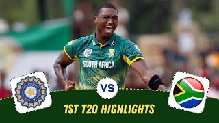 India Vs South Africa 1St T20 2025 Highlights Ind Vs Sa
