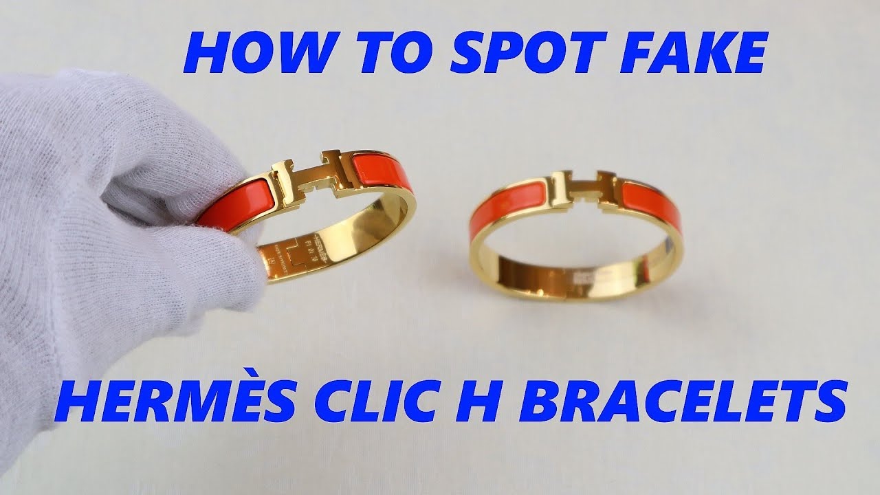 HERMES CLIC CLAC BRACELET AUTHENTICATION  HERMES REAL VS FAKE HOW TO SPOT  A FAKE HERMES BRACELET  YouTube