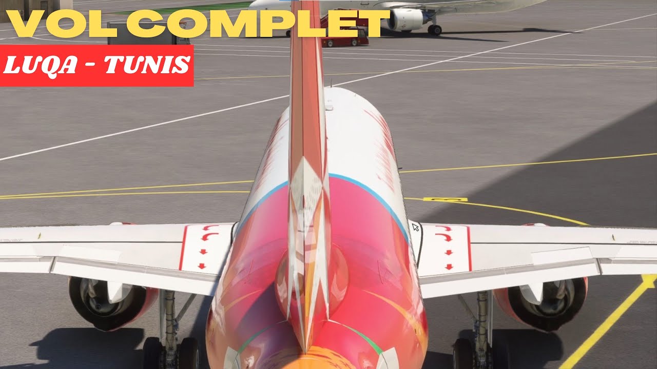 Vol complet l Luqa ✈ Tunis [ A320 neo - KM Malta ]