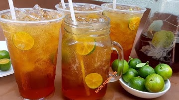 Cách Pha Trà Tắc để bán ngon thơm và có màu đẹp