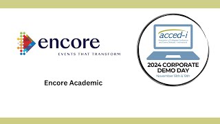 Encore - ACCED-I Demo Day 2024