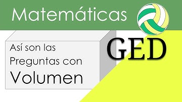 Así son las preguntas con volumen del GED de matemáticas