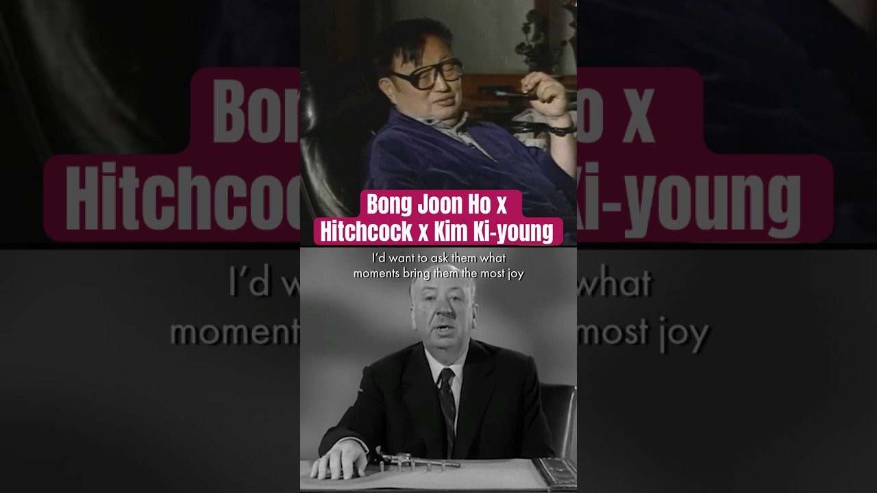 Bong Joon Ho's Dream Conversation with Hitchcock & Kim Ki-young! 