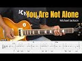 You Are Not Alone Michael Jackson Guitar Instrumental Cover Tab mp3