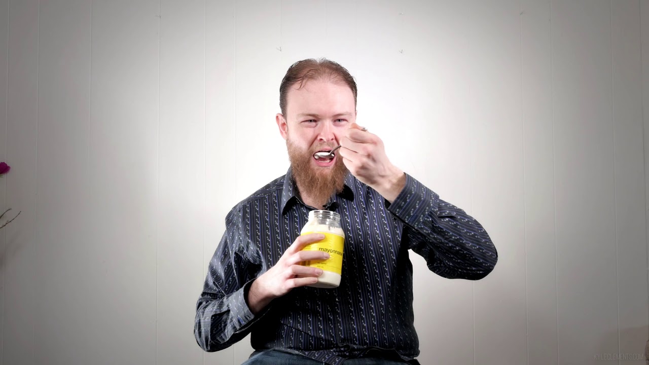 Eating Mayonnaise - YouTube
