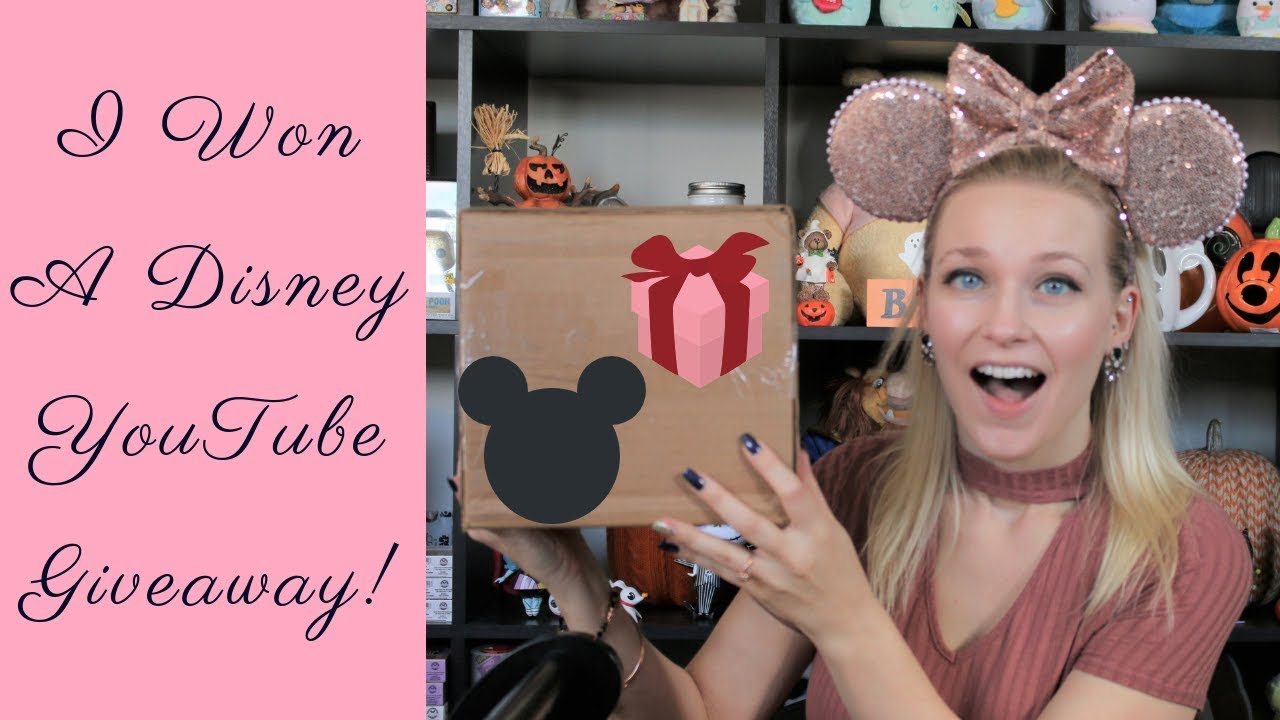 I Won a Disney YouTube Giveaway!!!