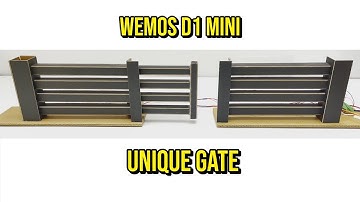 UNIQUE Gate with WeMOS D1 Mini | IoT | Blynk
