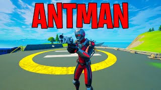 Ant-Man Skin Gameplay Review In Fortnite Marvel Crossover