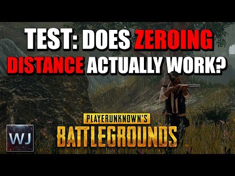 TEST: Does zeroing distance ACTUALLY work? - PLAYERUNKNOWN's BATTLEGROUNDS (PUBG)