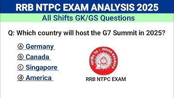 RRB NTPC undergraduate exam preparation 2025 | RRB NTPC all shifts question | ntpc undergraduate gk