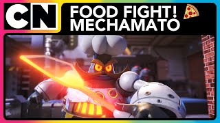 Food Fight! 🍕 | Mechamato | Cartoon Network Asia