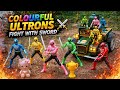 Colourful Ultrons Fight With Sword l Toy Action Video l Kid's Fun Toy Video 