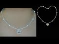 Easy DIY Tutorial: How to Make a Beautiful Pearl Beading Necklace with Pendant Using White Pearls