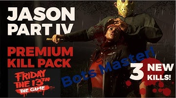 Friday the 13th: The game Offline Bots Hard Gameplay Premium Kills Pig Splitter Pack Jason Part 4