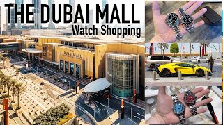 Dubai Mall Luxury Watch Shopping - buying a new watch - Rolex Breitling Omega Zenith Audemars Piguet